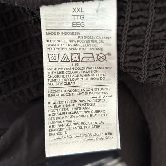 Old Navy Women Sleeveless Cropped Tank Top Smocked Black Summer Boho Size XXL - Picture 4 of 6